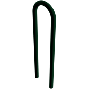 Universal hoop | steel tube |  48 /  60 mm | for casting in concrete | steel tube  60 mm x 2,5 mmtotal width: approx. 400 mmtotal height: approx. 1400 mm | hot-dip galvanized and coatedcolor: green (RAL 6005)